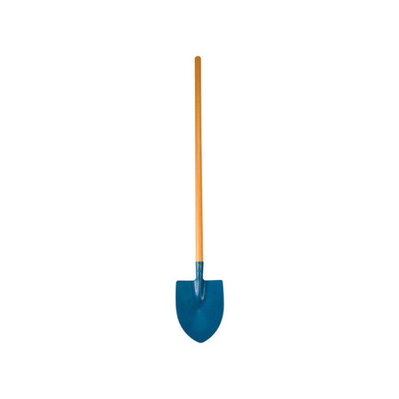 Rugg Garden Spade Shovel, 30 in L Handle, Blue CO2